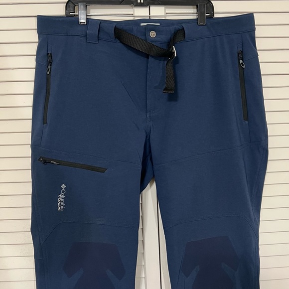 Columbia Titanium Omni Shield Technology blue pants Size 42/ 52 - Picture 3 of 16